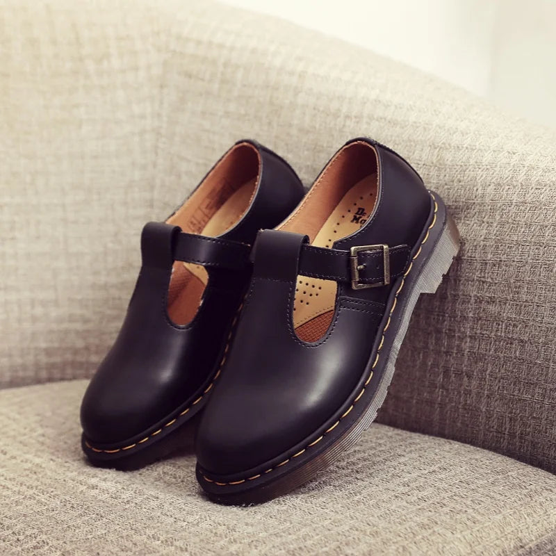 Spring and Autumn Casual Shoes for Men and Women 2025 Fashion Mary Jane Shoes Women Thick-soled British Business Casual Shoes 45
