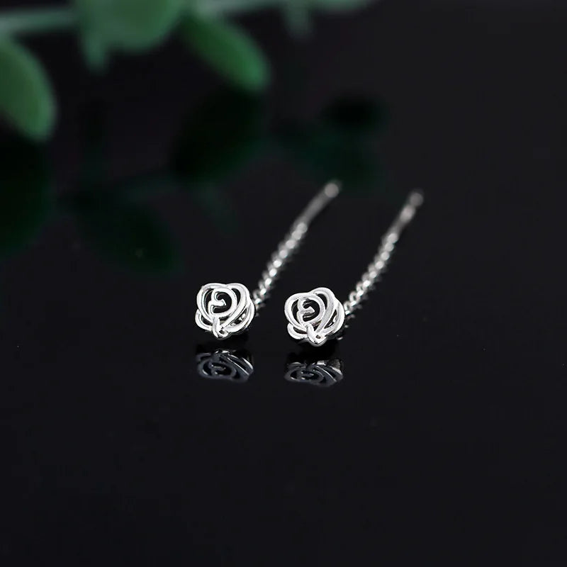 European and American Black Drop Tassel Long Earrings 2025 New Fashion Party Luxury Accessories For Womens Temperament Jewelry