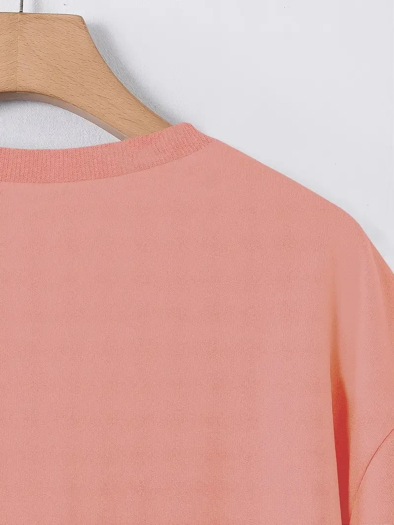 Men's 100% pure cotton fashionable casual sports loose trendy doll graffiti printed round neck short sleeved T-shirt top