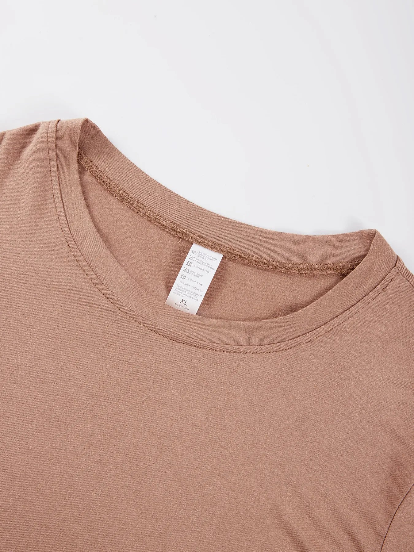 Y2K Woman Solid Crop Tops Short Sleeve High Elastic Viscose T-Shirt Soft O-Neck Sporty Tees Summer Street Fashion Female Clothes