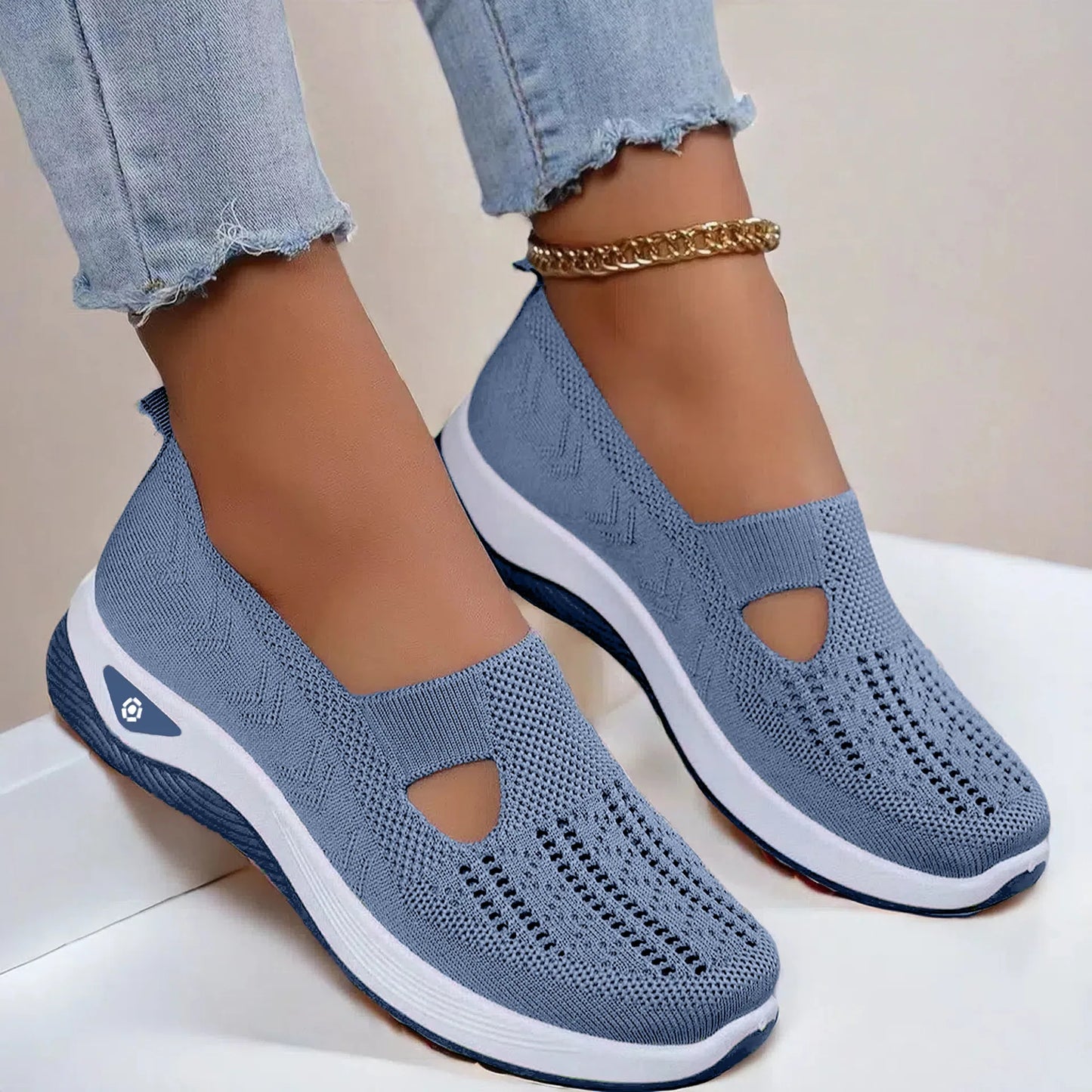 Breathable Summer Sandals for Women Non Slip Soft Sole Walking Shoes Elderly Comfortable Casual Shoes
