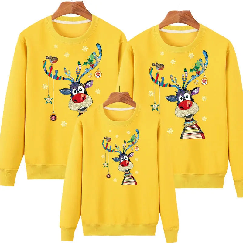Mom Daughter Dad Son Family Look Sweater Set Matching Family Outfits Christmas Sweatshirt Xmas Jersey Kids Baby New Year Jumper