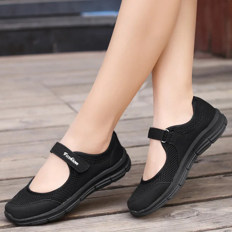 Women's Shoes Breathable Vulcanized Shoes Fashion Solid Color Casual Shoes Work Walking Shoe Lightweight Flat Sneakers Zapatos