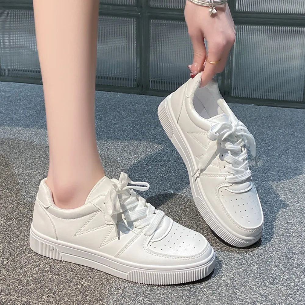 Women's Thick Sole Breathable Lightweight Casual Sneakers Spring Summer New Style Comfortable Sports Shoes Slip-On Loafers