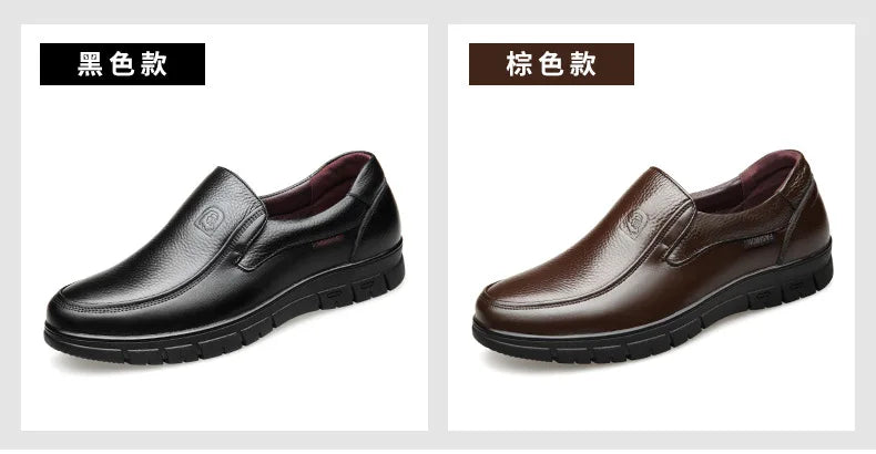 New Genuine Leather Handmade Shoes Casual Shoes For Men Flat Platform Walking Shoe Outdoor Footwear Loafers Breathable Sneakers