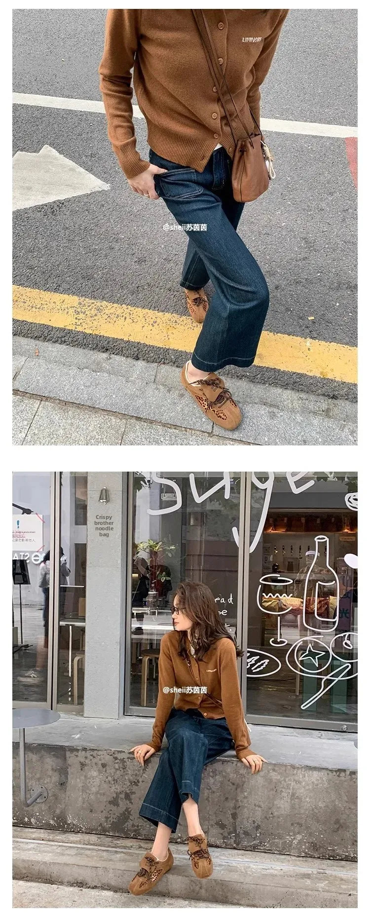 Sheii Retro Leopard Print Mink Casual Sport Flip Cover Deqin Shoes Women Board Shoes Comfortable Breathable Summer Sneakers