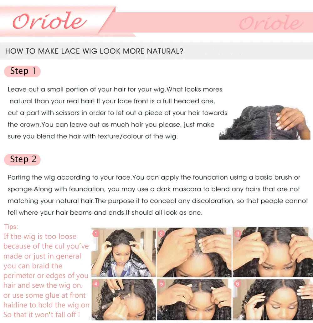 Invisible Strap 360 Full Lace Glueless Wig Chocolate Brown Deep Wave Frontal Wig Hidden Water Wave Lace Front Wig Human Hair