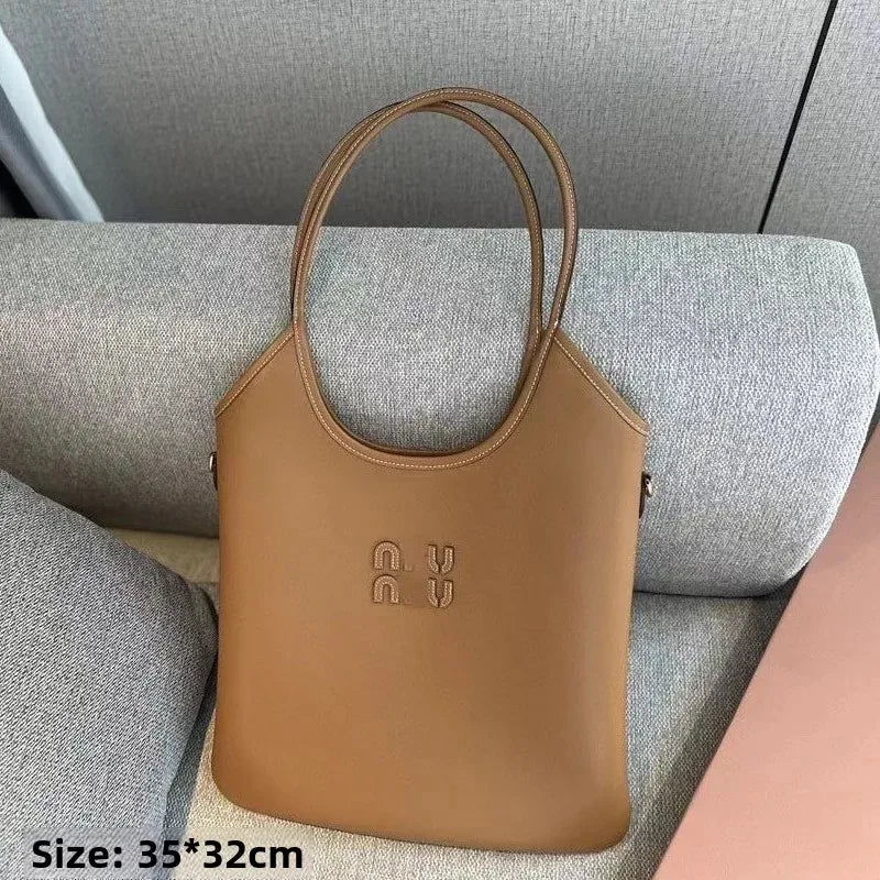 Canva Women's Cross-Border New Style Shoulder Bag HOBO Large Capacity Tote Bag Handheld Diagonal Bags College Style Bags