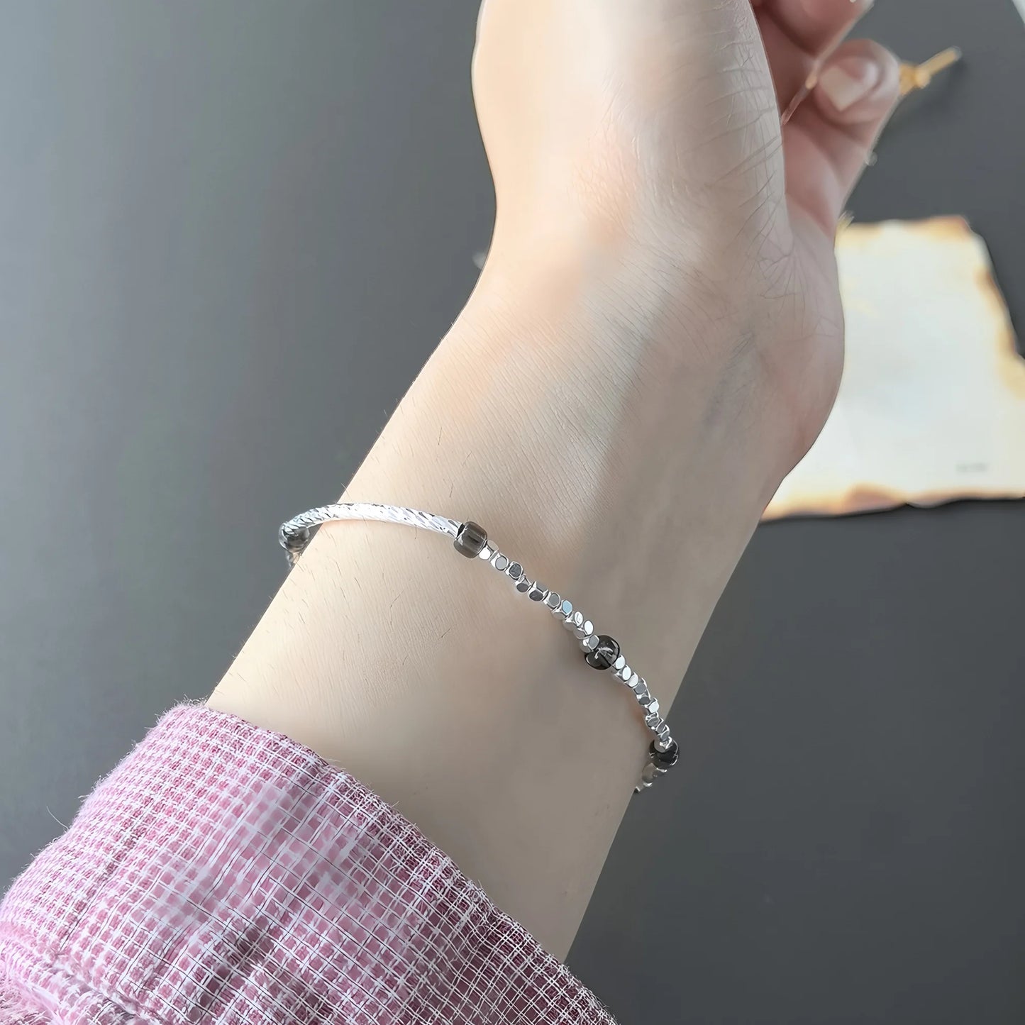 VENTFILLE 925 Sterling Silver Zircon Love Heart Bracelet For Women Bowknot Stars Bead Snake Bone Chain Jewelry Gift Dropship