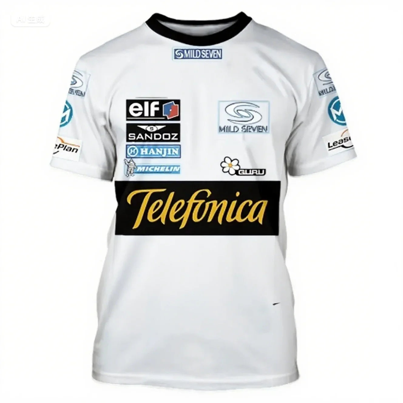 New Men's and Women's Outdoor Extreme Sports T-shirt Fashion Casual Kids Clothes F1 Seven Star Racing Suit Unisex Tee Clothing