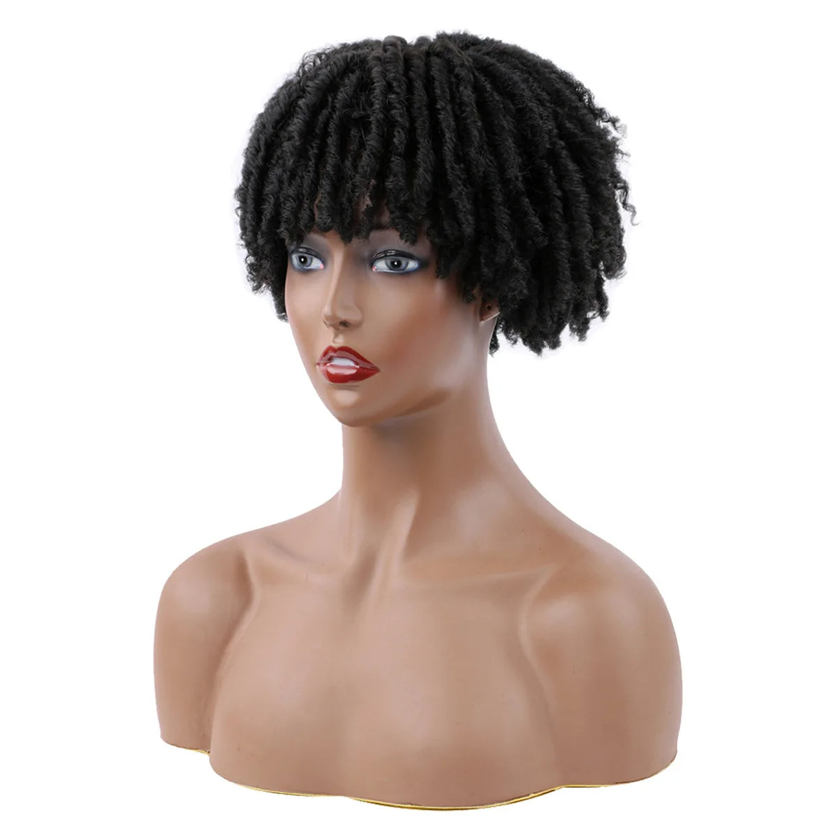Dirty braids, head covers, synthetic wigs, synthetic braids, chemical fiber semi-wigs, dirty braids, braided wigs