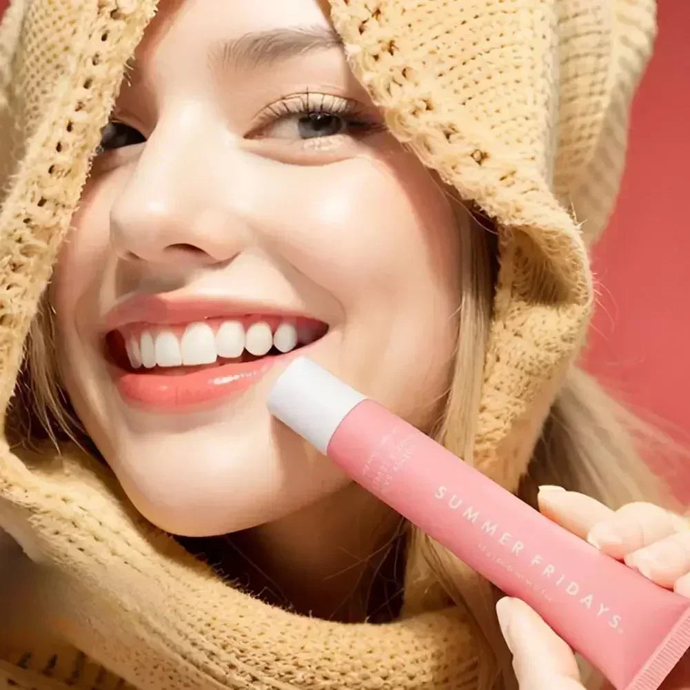 Summer Friday's Vanilla Beige Lip Balm Moisturizing Transparent Lipstick Set Smooth Soft Tube Mirror Lip Gloss Lip Blum Makeup