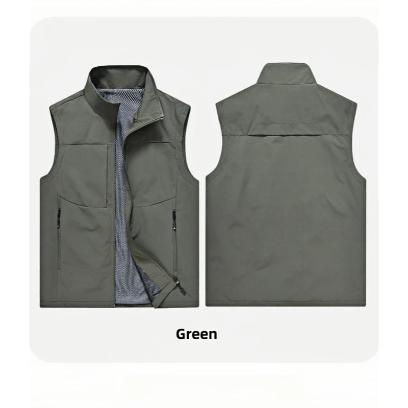 Men‘s Vests Casual Winter Fleece Warm Waistcoats Fashion Thermal Vests Sleeveless Jackets Windbreaker Vests Clothing