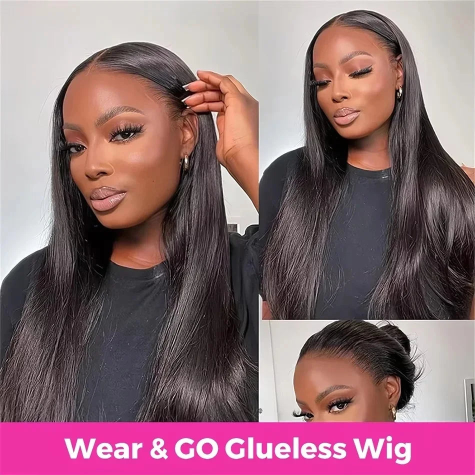 30 40 Inch Bone Straight Lace Frontal Wigs Human Hair 13x6 Hd Transparent Lace Front Wig 13x4 Long Straight Wig For Black Women