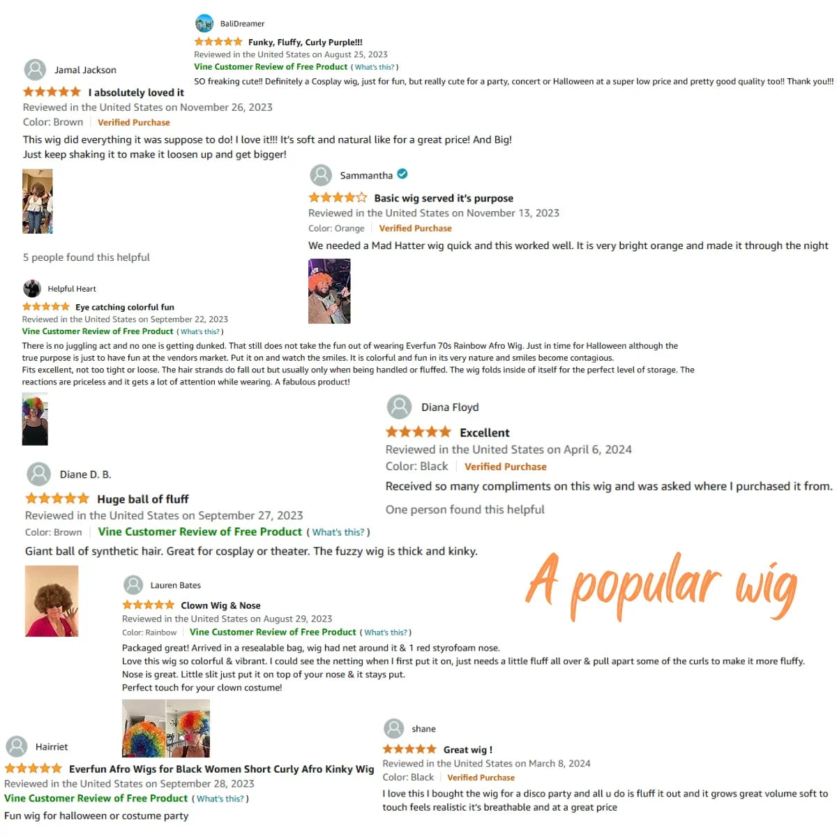 Men's Golden Brown Rock Synthetic Wig High Quality Halloween Costume Accessory Dress up Hippie Wig for Adults