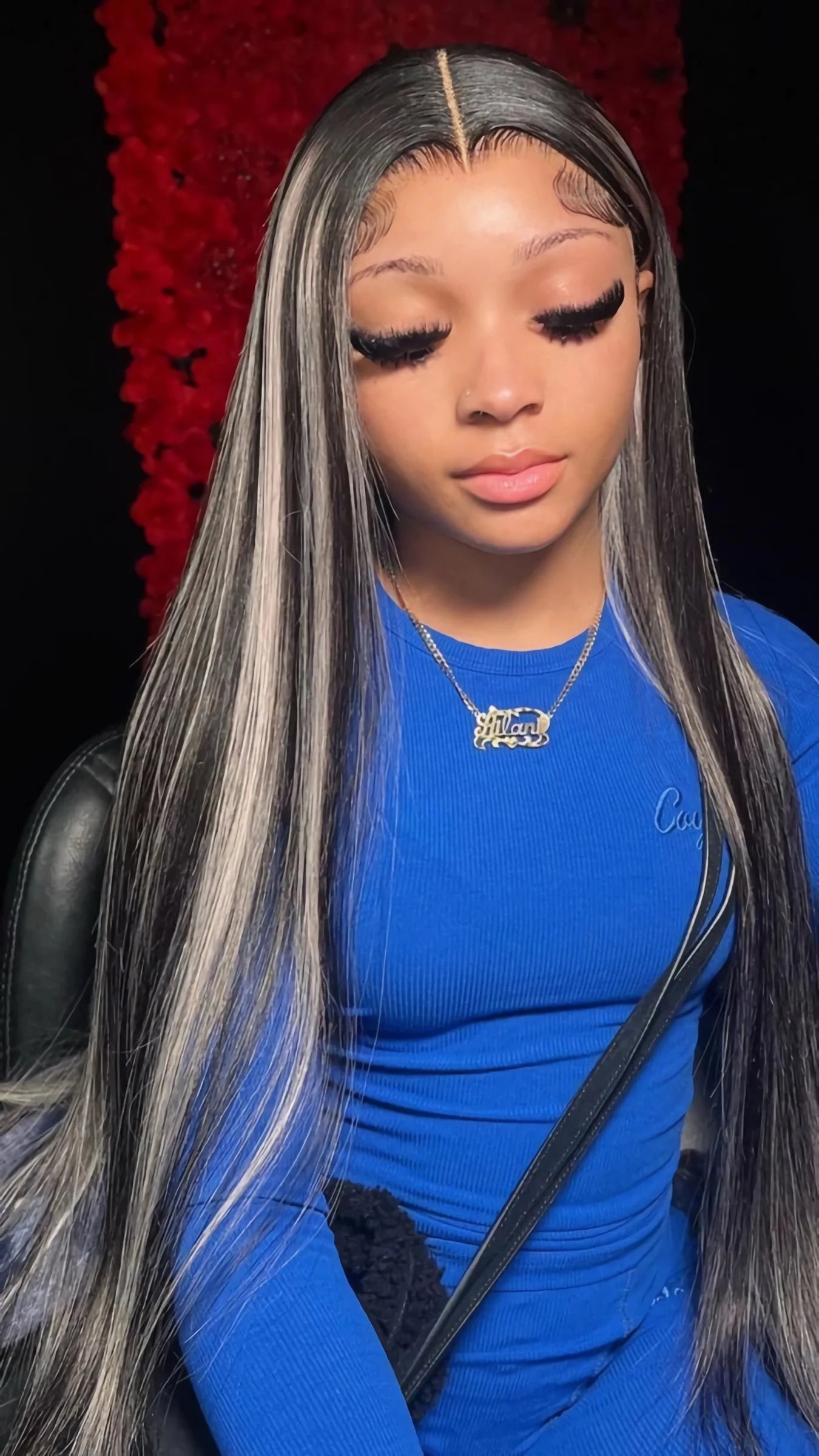 1B/27 Black and Blonde Highlights Bone Straight 13x4 HD Lace Front Human Hair Wigs 200% Brazilian Colored Lace Frontal Wig