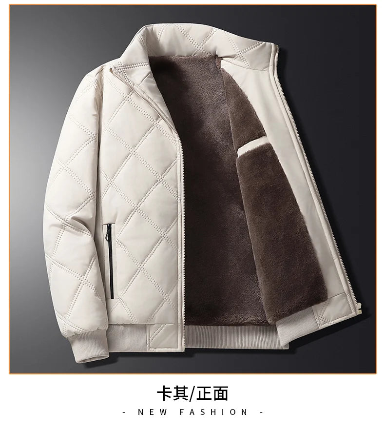 mens Parka Men's Jacket Winter New down jacket Solid color Warm Jackets men business leisure coat teenager coats size M-5XL 2568