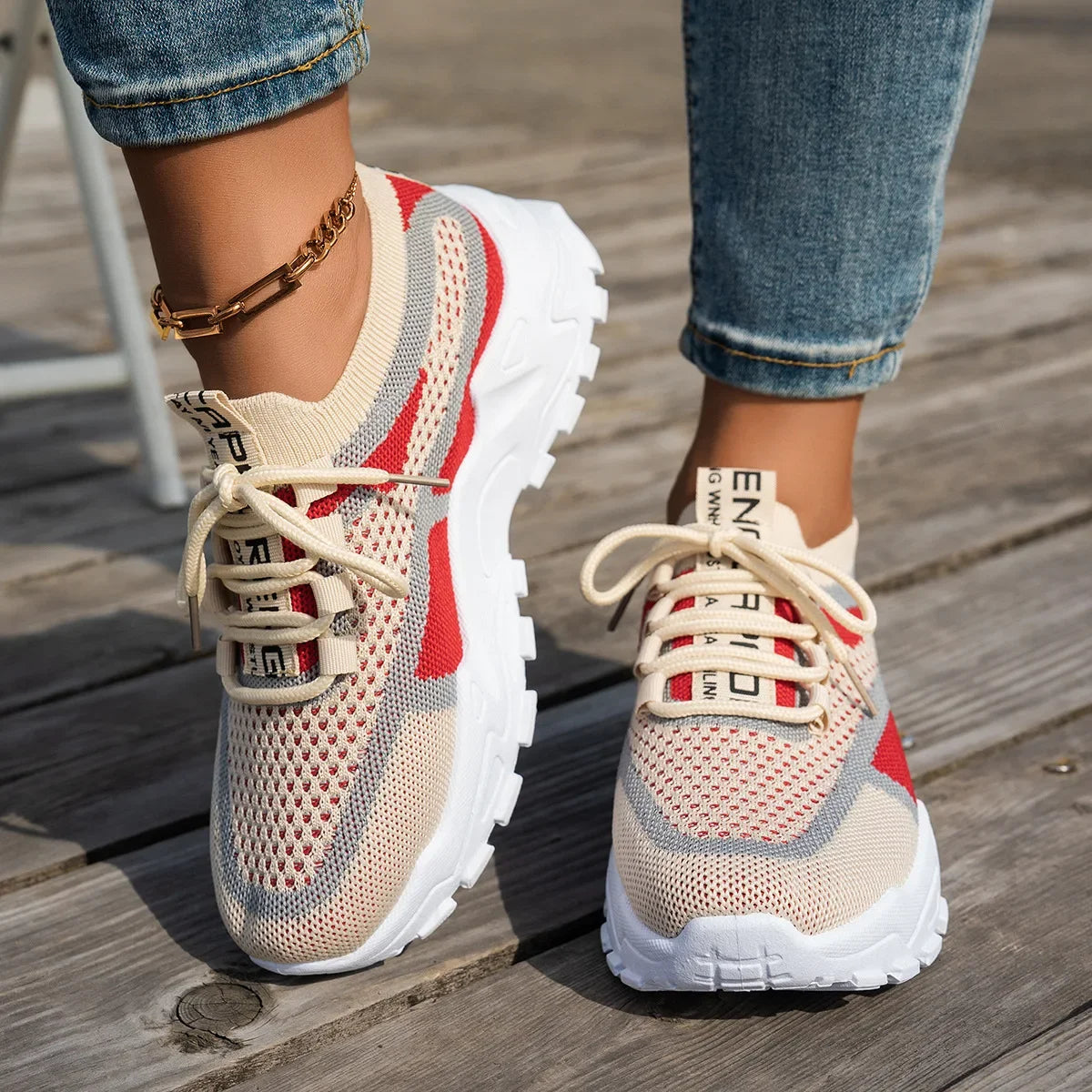 Women Shoes Summer 2025 New Four Seasons Versatile Thin Breathable Casual Shoes Large Fashion Sneakers Women Zapatos De Mujer