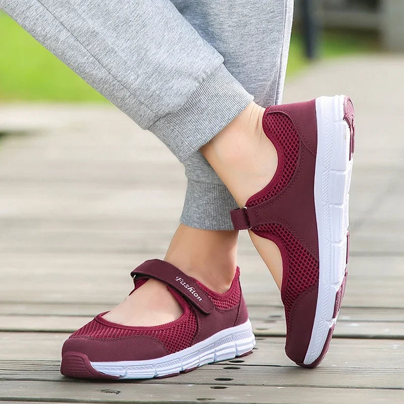 Women's Shoes Breathable Vulcanized Shoes Fashion Solid Color Casual Shoes Work Walking Shoe Lightweight Flat Sneakers Zapatos