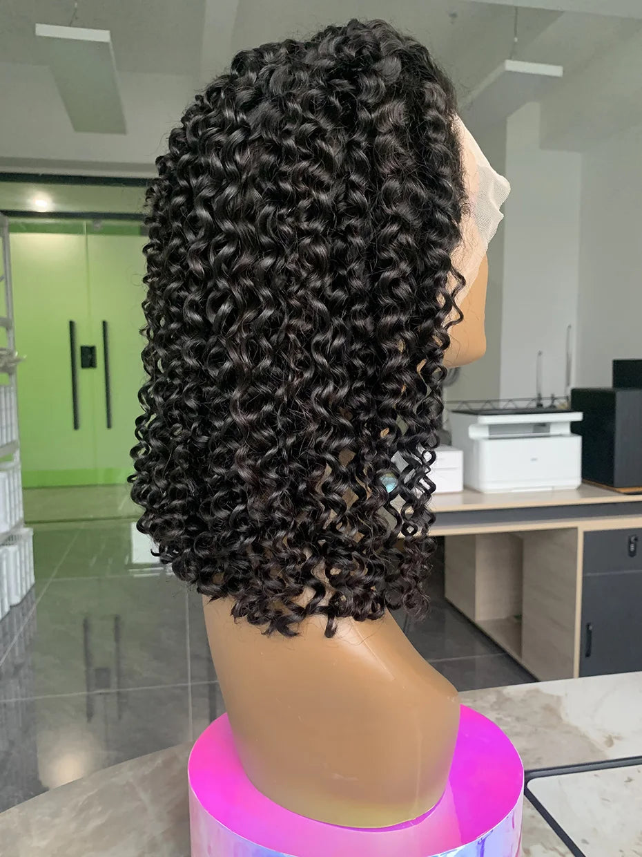 Bob Loose Wave Lace Front Wig Human Hair 100 Original Vietnam Natural Black Colored Full 13x4 Wet and Wavy Human Wig 250 Density