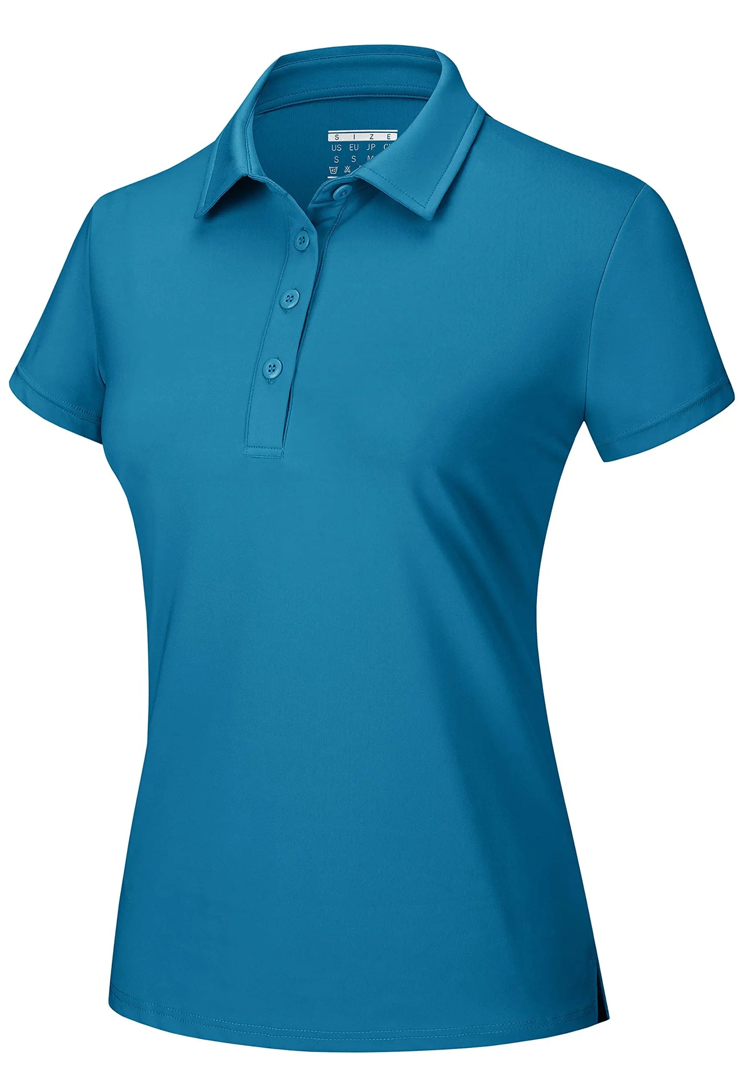 TACVASEN Summer UPF 50+ Short Sleeve Shirts Womens Sun Protection T-shirts Quick Dry 4 Buttons Tennis Workout Tee Golf Pullovers