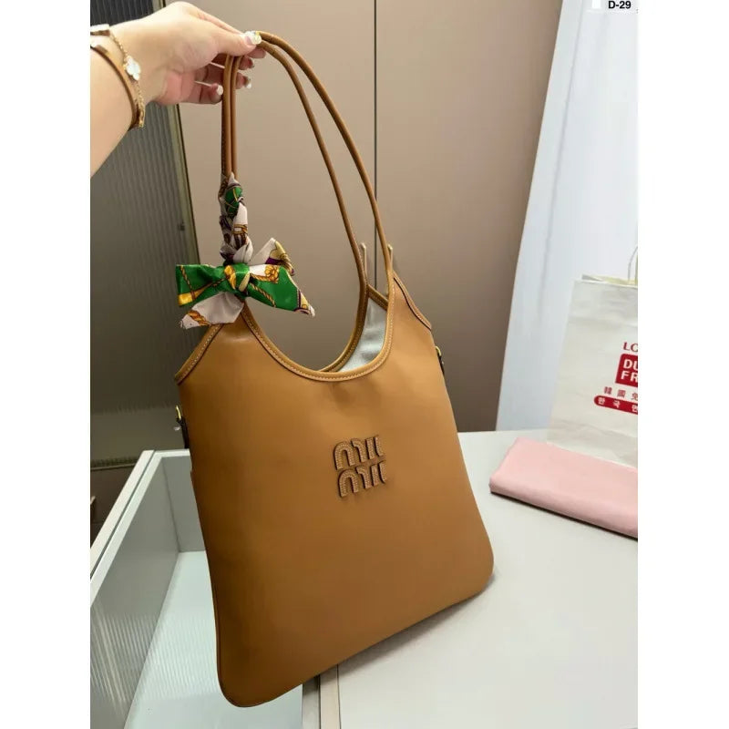 Canva Women's Cross-Border New Style Shoulder Bag HOBO Large Capacity Tote Bag Handheld Diagonal Bags College Style Bags