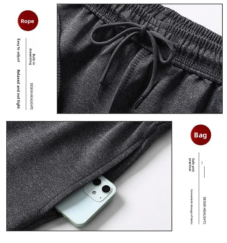 Casual Sportswear Set for Middle-Aged And Elderly Men Spring Autumn New Style Two-Piece Suit Dad Clothes Comfortable Fitness Out