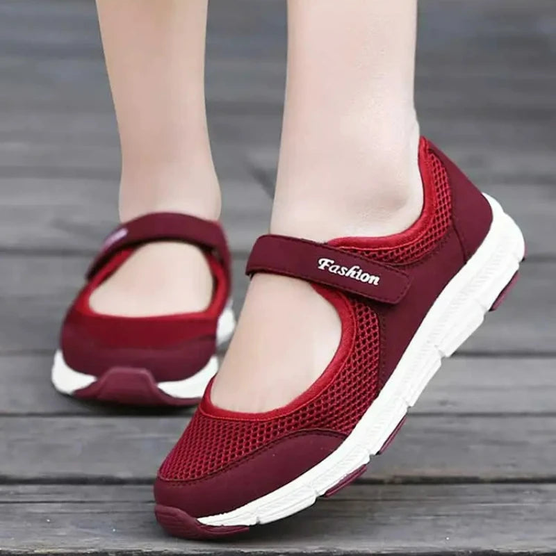 Women's Shoes Breathable Vulcanized Shoes Fashion Solid Color Casual Shoes Work Walking Shoe Lightweight Flat Sneakers Zapatos