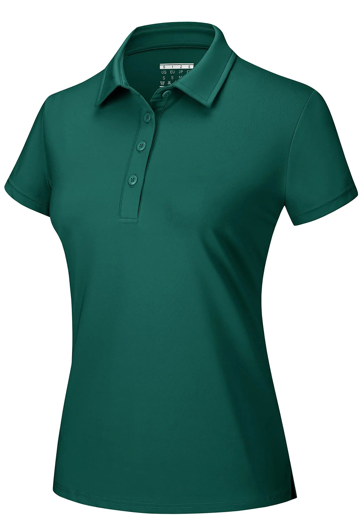 TACVASEN Summer UPF 50+ Short Sleeve Shirts Womens Sun Protection T-shirts Quick Dry 4 Buttons Tennis Workout Tee Golf Pullovers