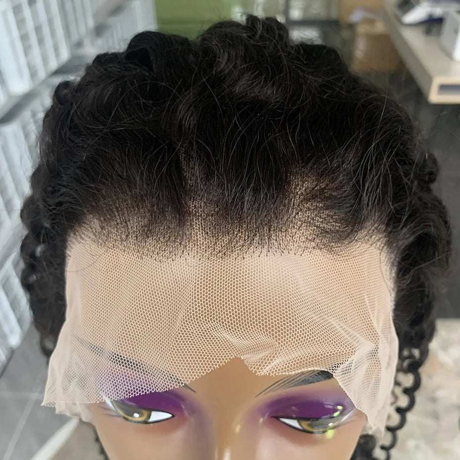 Bob Loose Wave Lace Front Wig Human Hair 100 Original Vietnam Natural Black Colored Full 13x4 Wet and Wavy Human Wig 250 Density