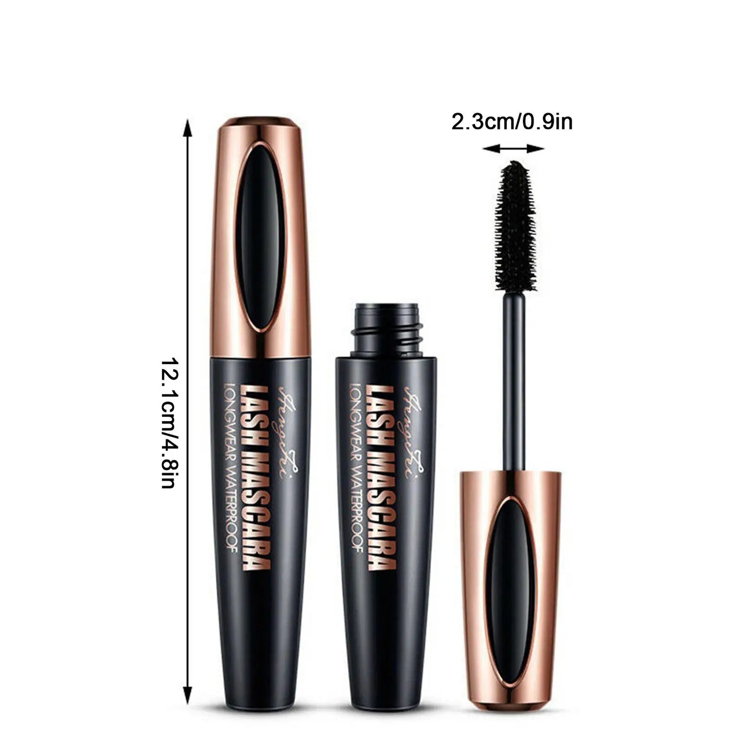 4D Silk Fiber Lash Curling Mascara Waterproof Mascara For Eyelash Extension Black Thick Eye Lashes Makeup Cosmetics
