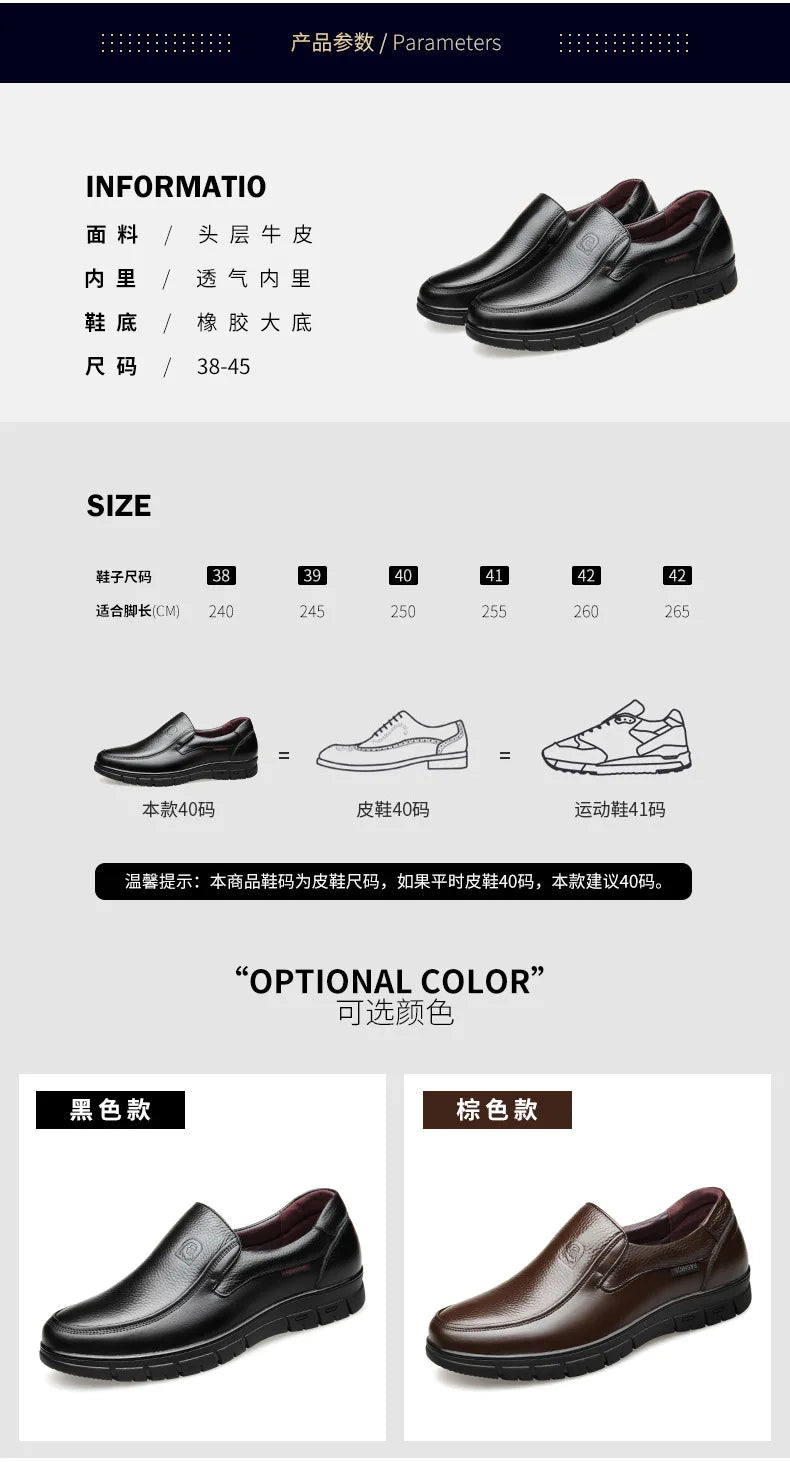 New Genuine Leather Handmade Shoes Casual Shoes For Men Flat Platform Walking Shoe Outdoor Footwear Loafers Breathable Sneakers