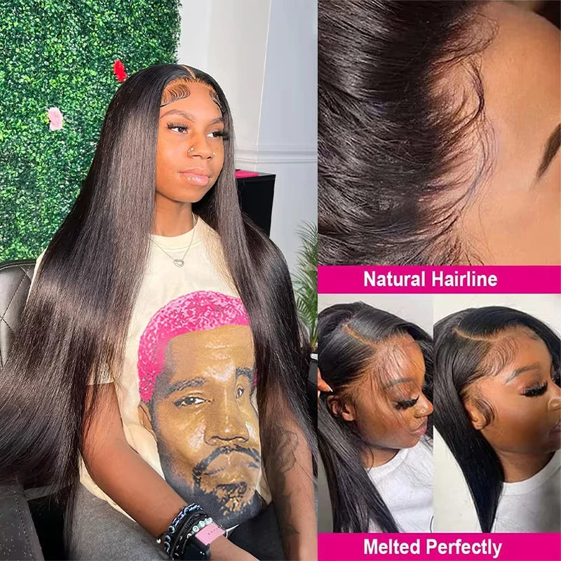 13x4 Bone Straight Lace Front Wig 30 36 Inch Lace Front Human Hair Wigs For Women 13x6 Brazilian Hair Glueless wigs Human Hair