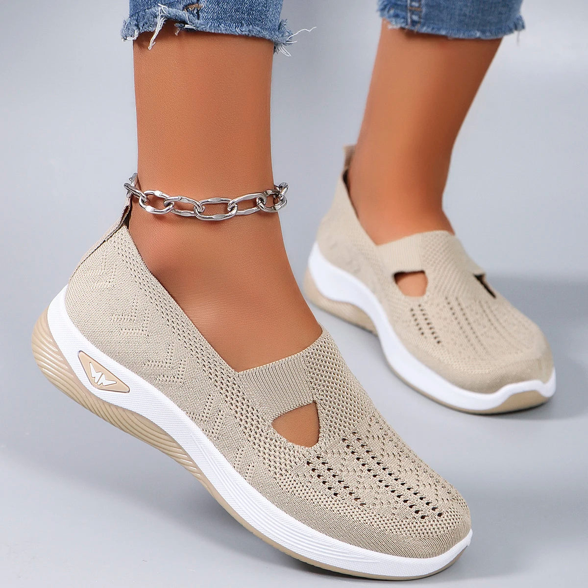 Women's summer breathable mesh flat shoes women's shoes casual sneakers shoes, clearance free shipping