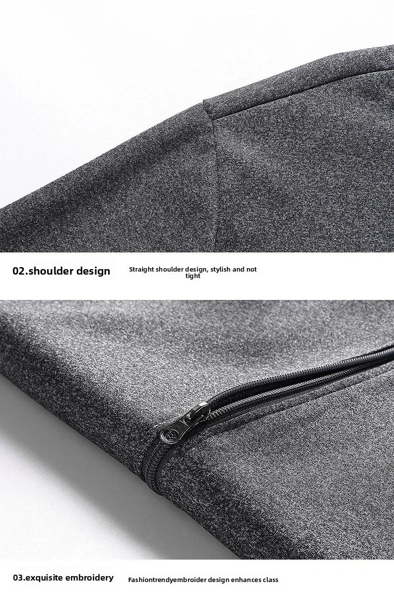 Casual Sportswear Set for Middle-Aged And Elderly Men Spring Autumn New Style Two-Piece Suit Dad Clothes Comfortable Fitness Out