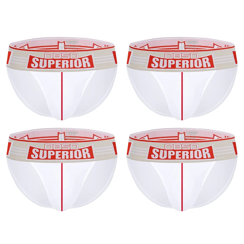 1/2/3/4PCS Men's New Low Waist High Fork Triangle Pants Stimulating Anti Wear Legs Showing Large Protruding Triangle Pants BS844