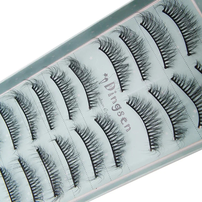 10/2 Pairs Mink Eyelashes Natural 3D Lashes Faux Cils Makeup Dramatic False Eyelashes Wholesale Eyelash Extension Makeup Tools