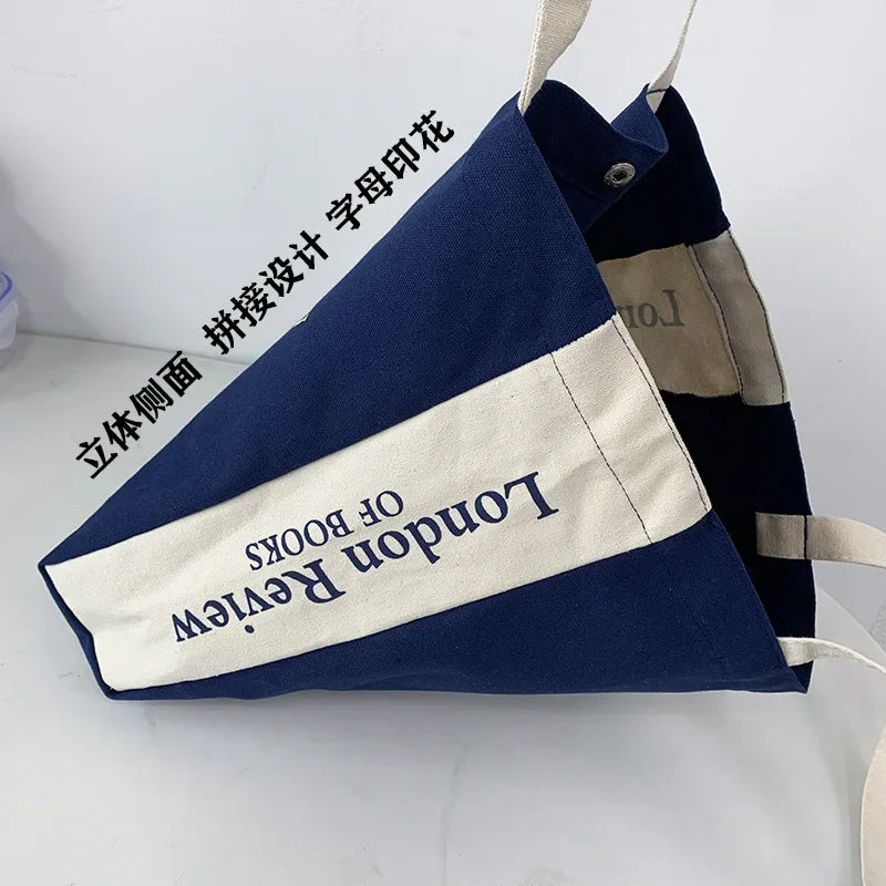 Women Canvas Shoulder Shopper Bag Cotton Cloth Eco Big Shopping Bag for Woman 2023 Girls Student Handbag Large Tote Book Bags