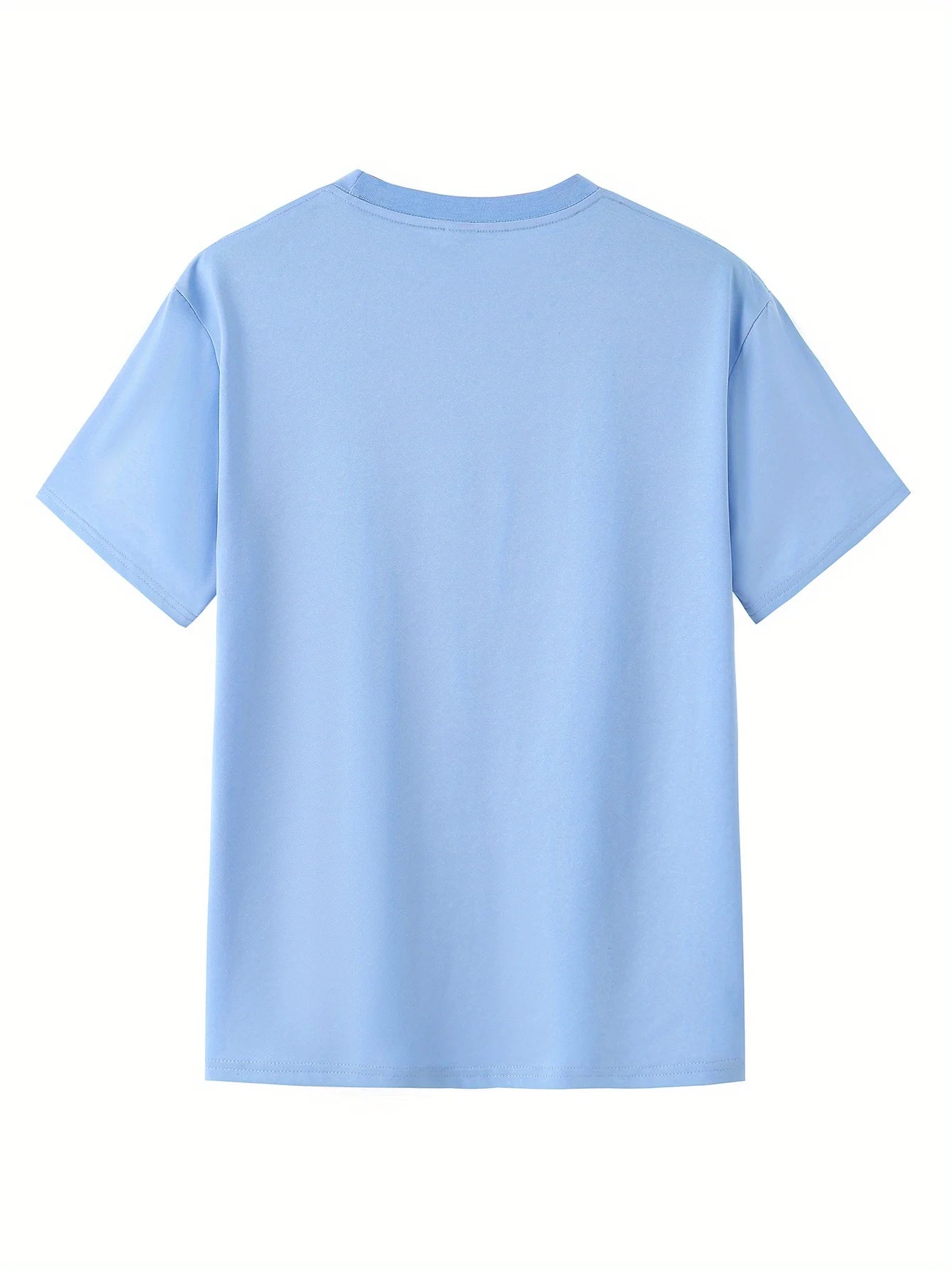 Summer Men 100% Polyester Comfortable Casual Loose Plus Size NEW YORK CITY Printed Sports Round Neck Short Sleeved T-shirt Top