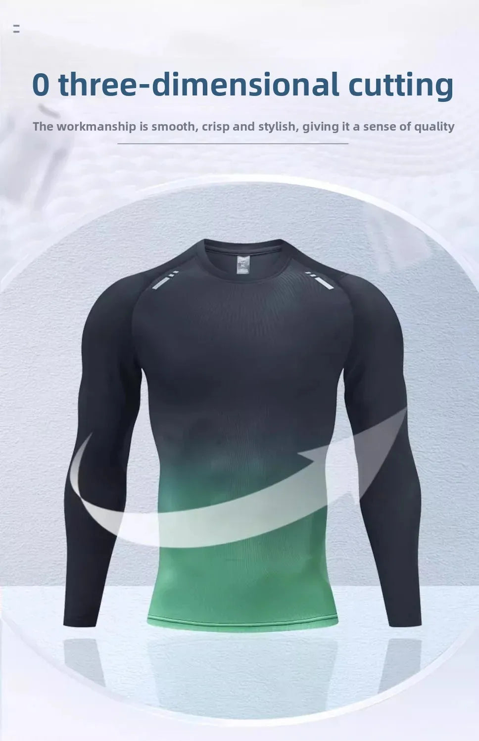 Quick Dry Ice Silk Men's T-Shirt Thin Sport Long Sleeve Loose Fitness Training Running Clothes New Style Summer Breathable Top