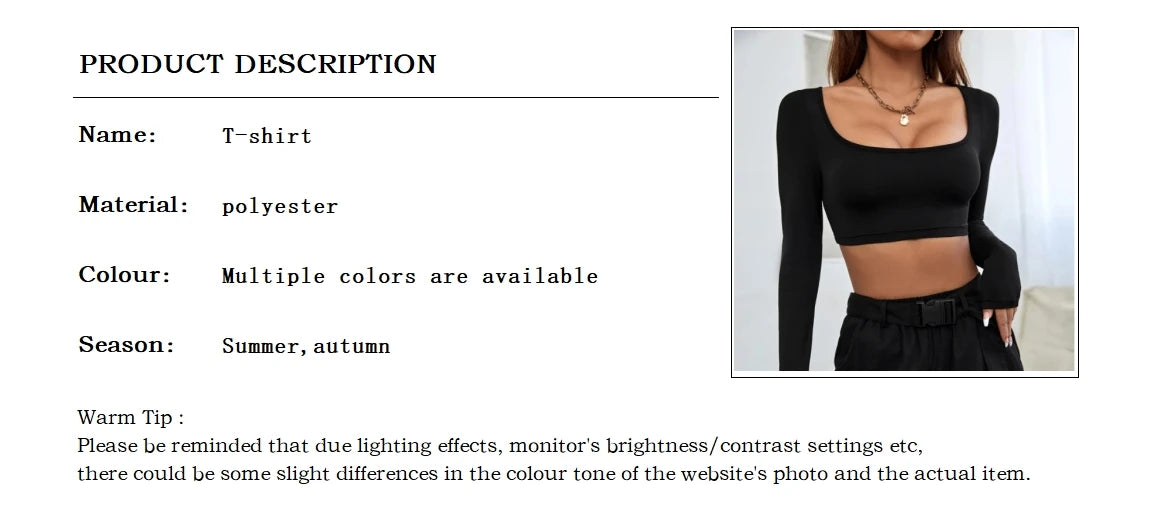 White T Shirt Long Sleeve Sexy Crop Top Womens Y2k Clothes Summer Autumn Corset Knitted Elastic Sport Short T-shirts for Women