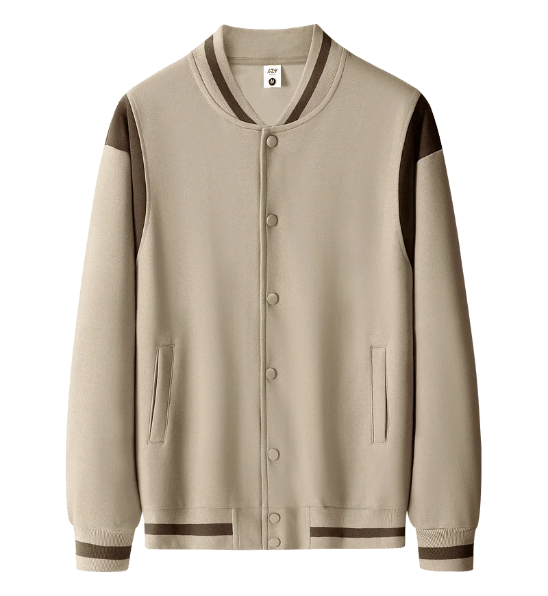 High end men's and women's pure cotton jackets, baseball jackets, custom printed embroidered logos, autumn and winter clothes