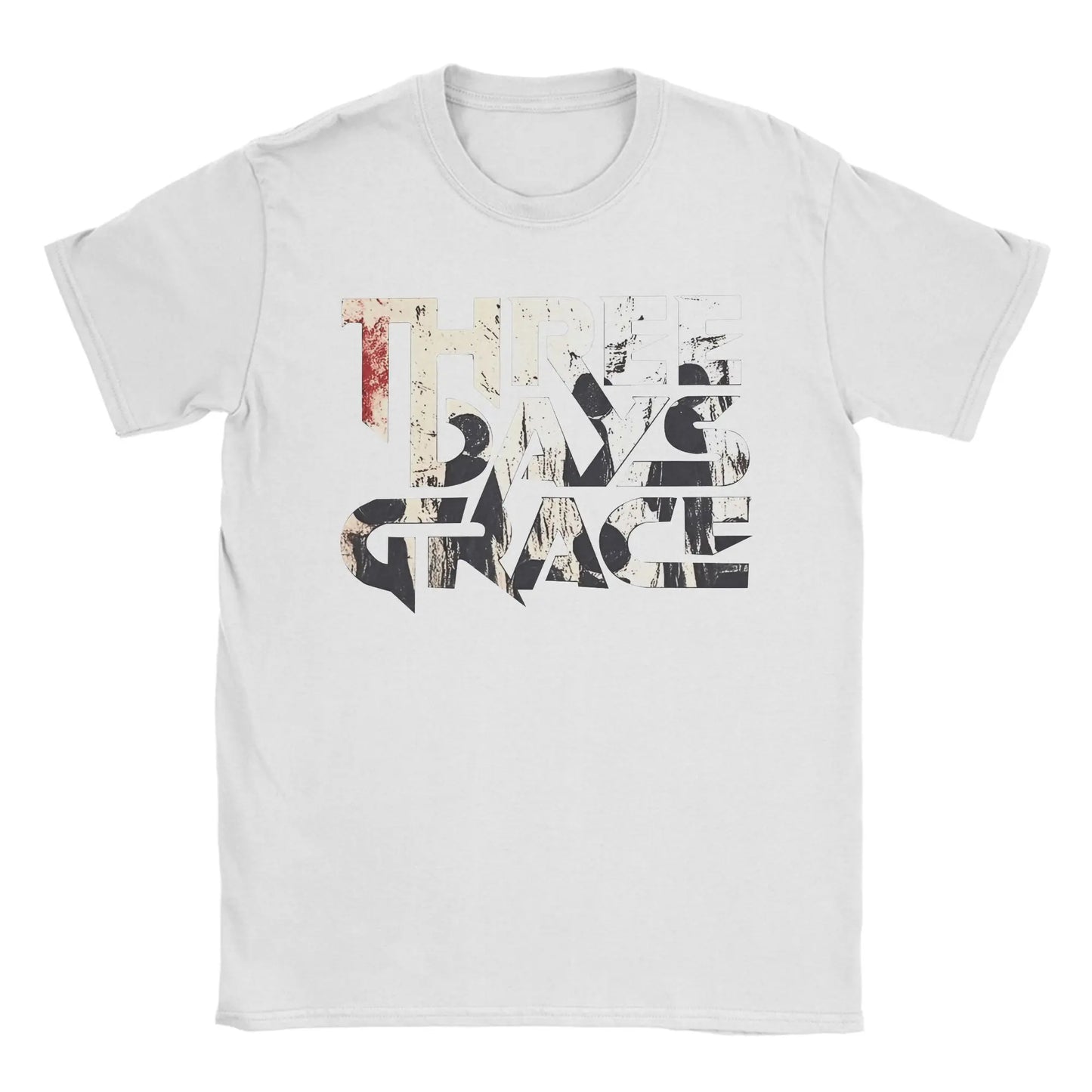THREE DAYS GRACE Band T Shirts Men's  Pure  Leisure T-Shirts Round Neck  Tee Shirt Short Sleeve Clothes Graphic Printed