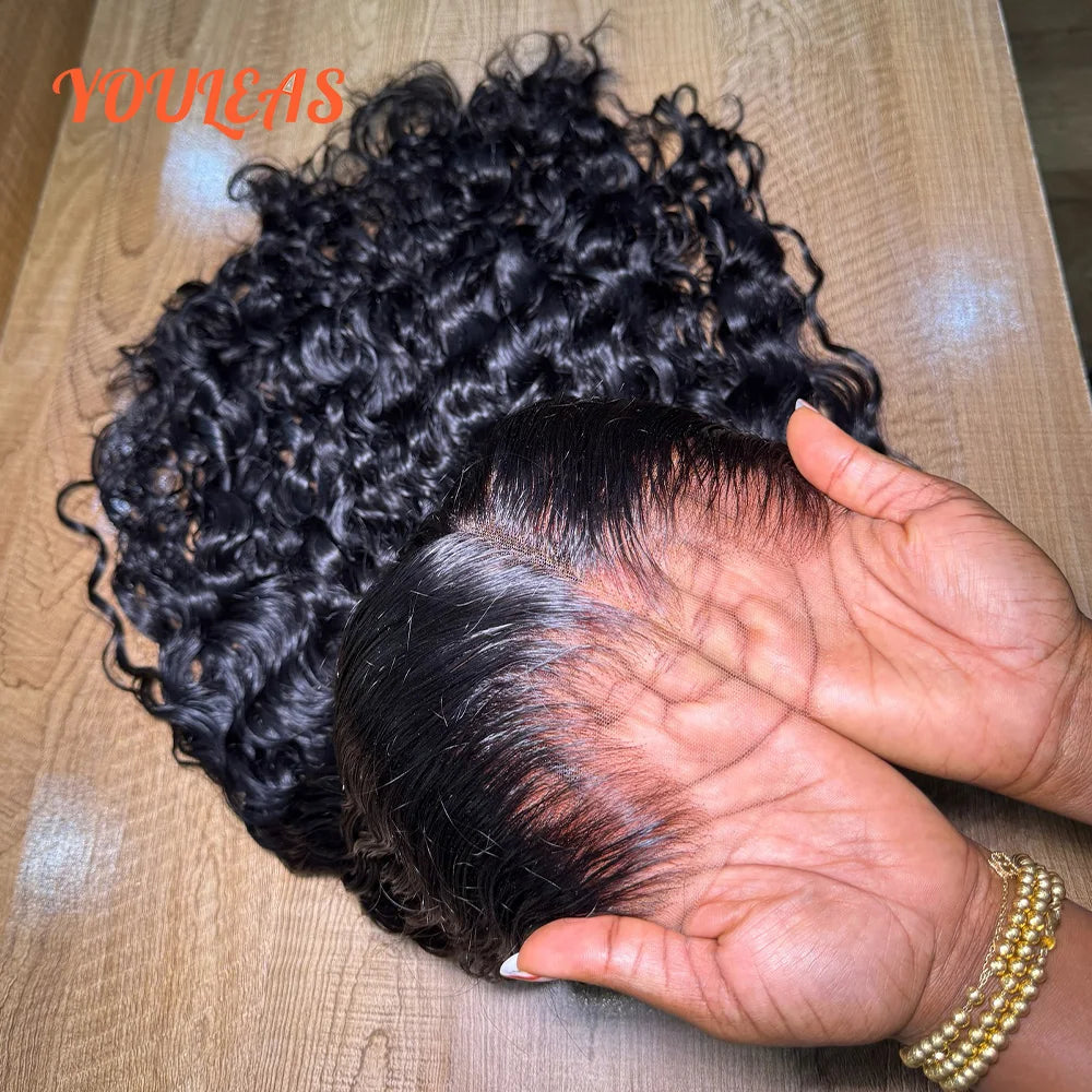 New Trend Lagos Hairline curly Human Hair Wig 13x4 Lace Frontal Glueless Wigs Human Hair Pre Plucked Burmese Curly Ready To Wear