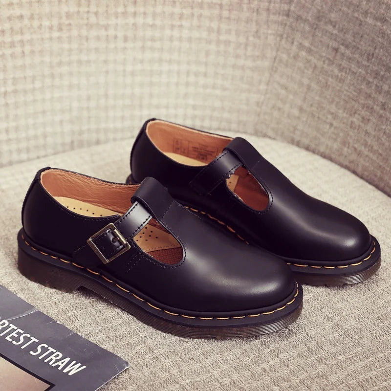 Spring and Autumn Casual Shoes for Men and Women 2025 Fashion Mary Jane Shoes Women Thick-soled British Business Casual Shoes 45