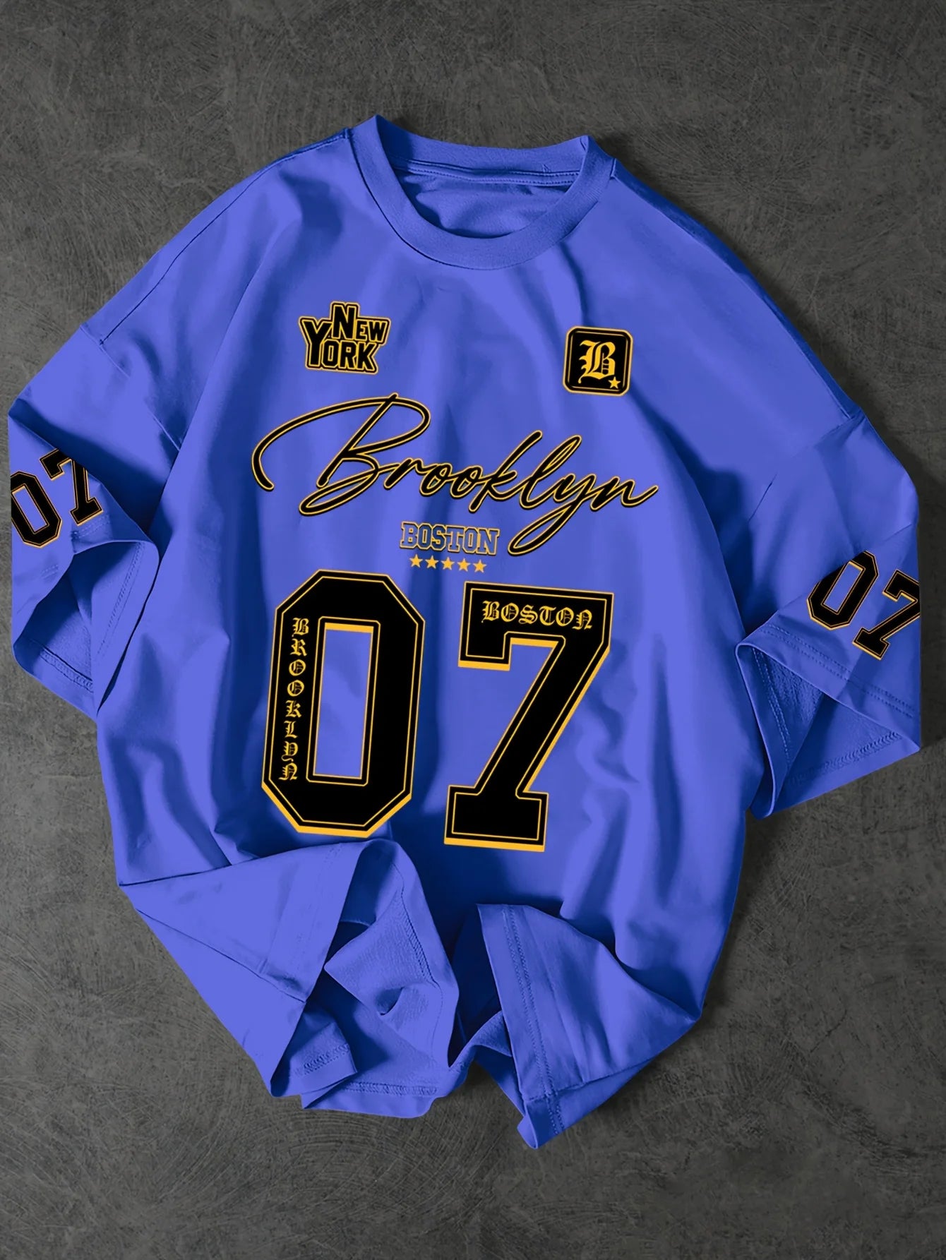 2025 Summer New Men's T-shirt casual sportswear digital sportswear outdoor street men's wear