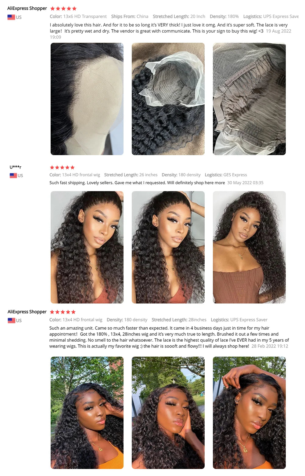 Deep Wave Frontal Wig Human Hair 13x4 Curly Human Hair Wig Transparent  Lace Wig 13x6 Water Wave Wigs 180 Density