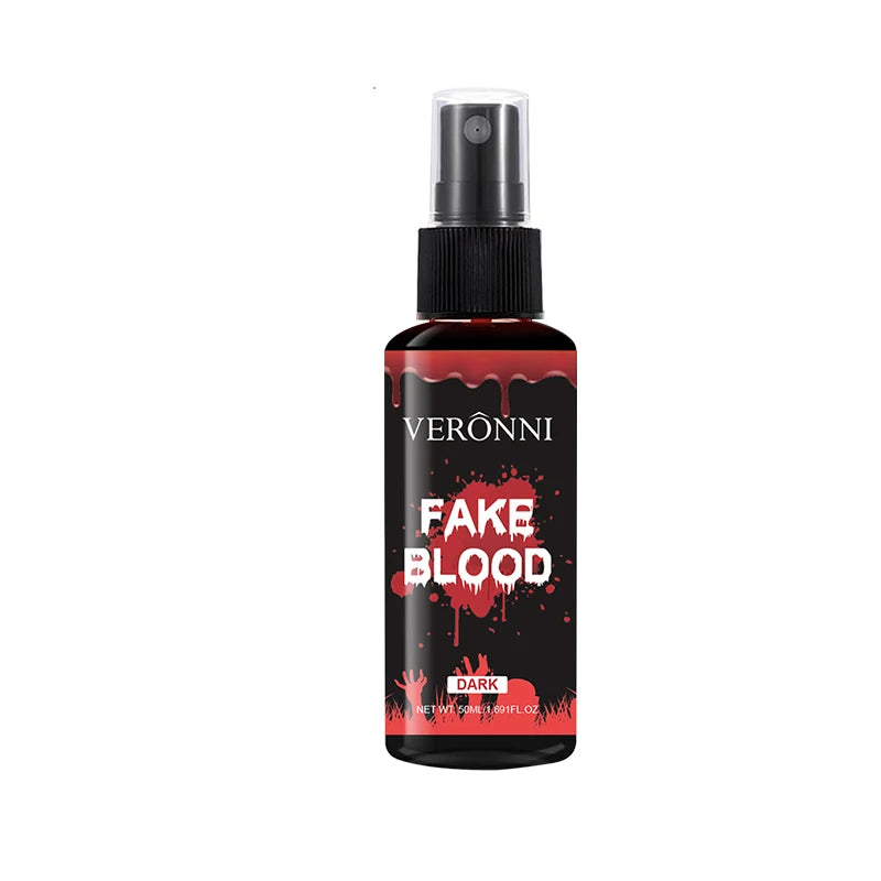 Realistic Fake Blood Gel Non-Toxic Long-Lasting SFX Makeup with Clotted Blood Texture for Halloween Party Vampire Zombie Monster