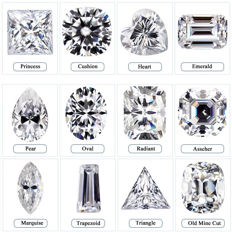 DJMAX 0.5-2ct Moissanite Diamond Stud Earrings for Women Original 925 Sterling Silver Lady's Moissanite Earring New 2025