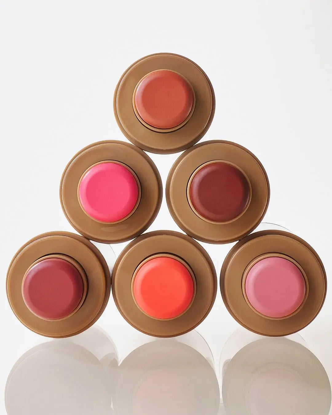 Brand Makeup Blusher Rouge Powder Pocket Blush Lipstick Cheek Hydrating Stick Natural Cream Lip Gloss Cheek Easy Apply Color